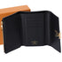 Louis Vuitton Capucines Compact Trifold Wallet Taurillon Perforated Black